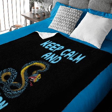 Discover Keep calm and hiss on Baby Blankets