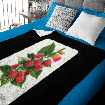 Discover Vintage Cuthbert Raspberry Botanical Speci Baby Blankets