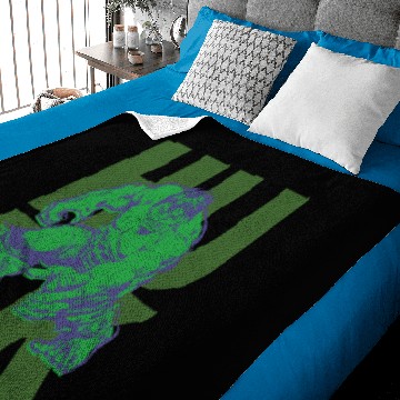 Discover Hulk Typography Character Art Baby Blankets