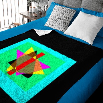 Discover Geometric Thought Sleeveless Baby Blankets