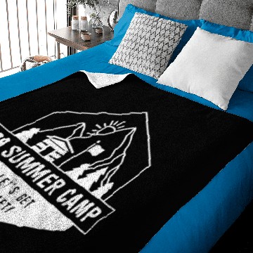 Discover Navy C9 Summer Camp 2022 Baby Blankets