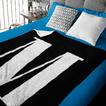 Discover Cute light grey custom monogram initial modern Baby Blankets