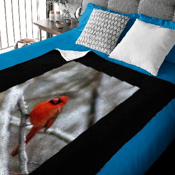Discover Male Cardinal Baby Blankets