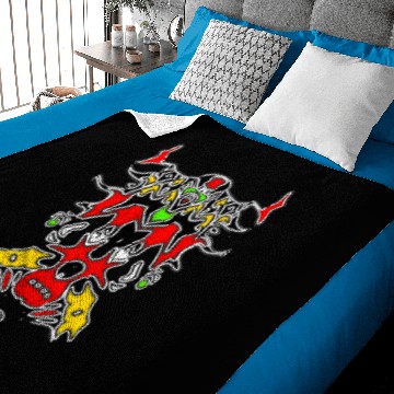 Discover Black Magic Face 2 Baby Blankets