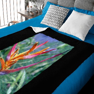 Discover Enhanced Heliconia Flower Baby Blankets