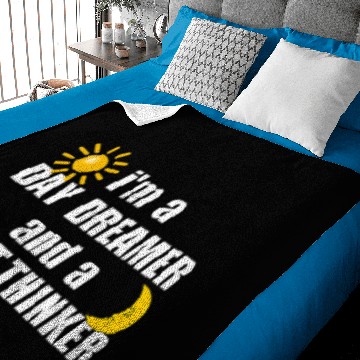 Discover I'm A Day Dreamer And A Night Thinker Introver Baby Blankets
