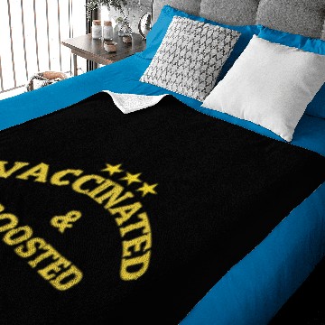 Discover VACCINATED And BOOSTED 2021/2022 Baby Blankets