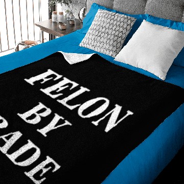 Discover Funny Felon Dark Humor Baby Blankets
