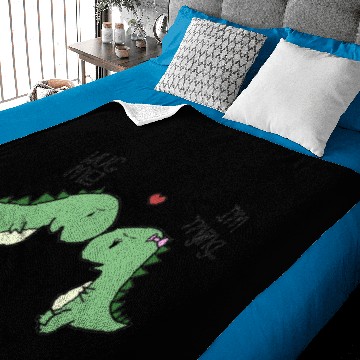 Discover Dino Love Apparel! Baby Blankets