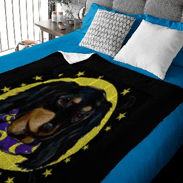 Discover Long Haired Black Dachshund Baby Blankets