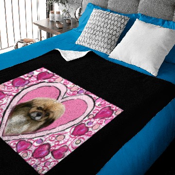 Discover Tibetan Spaniel Valentine Baby Blankets