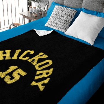 Discover Vintage Hickory Huskers - No Backside Baby Blankets