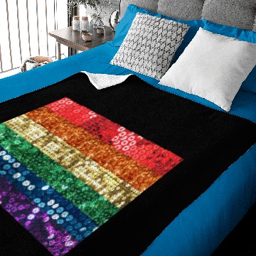 Discover sequin pride flag Baby Blankets