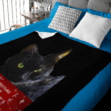 Discover Black Cat Christmas 20XX Baby Blankets
