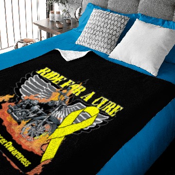 Discover Bladder Cancer Ride For a Cure Baby Blankets