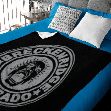 Discover Breckenridge Scream Silver Baby Blankets