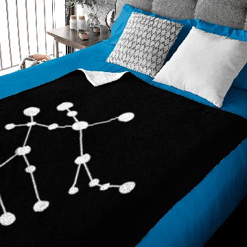 Discover Gemini Zodiac Constellation Design Baby Blankets