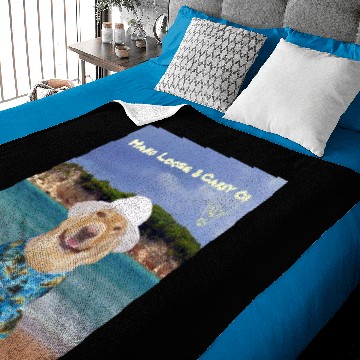 Discover Hang Loose & Carry On yellow Lab Lover's Baby Blankets