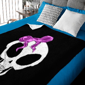 Discover Gothic Alien Girl Skull V2 Baby Blankets