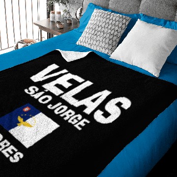 Discover Velas* São Jorge Azores Flag Baby Blankets