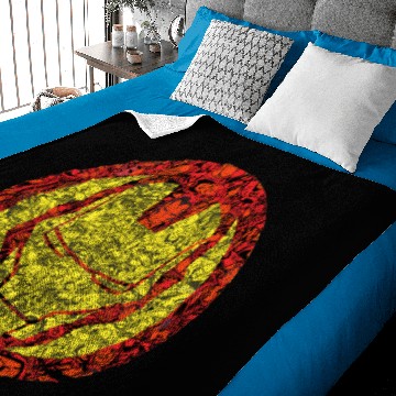 Discover Iron Man Comic Patterned Icon Baby Blankets