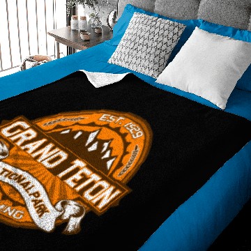 Discover Grand Teton Pumpkin Baby Blankets