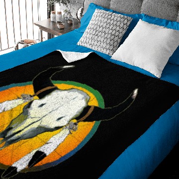 Discover buffalo skull Baby Blankets