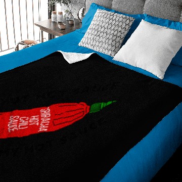 Discover Funny Hot Sauce Baby Blankets