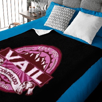 Discover Vail Raspberry Baby Blankets