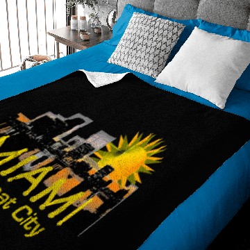 Discover MIAMI Great City Baby Blankets