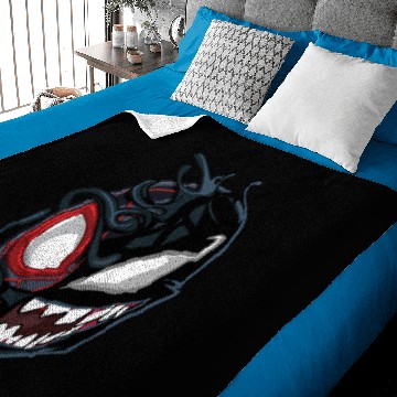 Discover Dual Spider-Man Miles Morales & Venom Head Baby Blankets