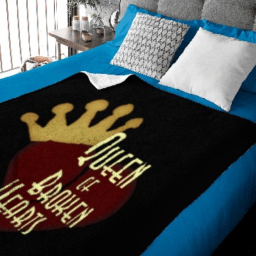 Discover Queen of Broken Hearts Baby Blankets