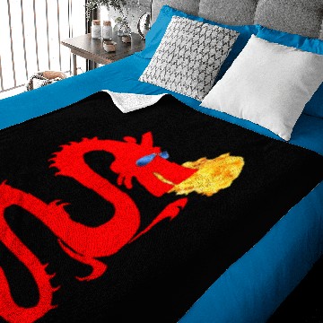 Discover Fire Breathing Red Dragon , Fantasy, ZKOAG Baby Blankets