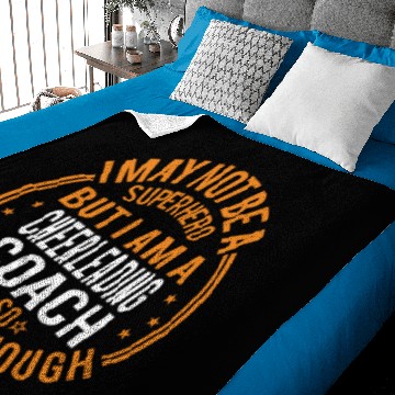 Discover Not Superhero Cheerleading Coach Baby Blankets