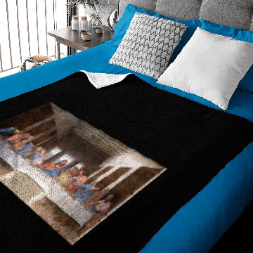 Discover Leonardo da Vinci's The Last Supper (1495-1498) fa Baby Blankets