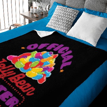 Discover Official Jelly Bean Tester Easter Candy Baby Blankets