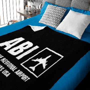 Discover Abilene Texas  Airport Code Baby Blankets