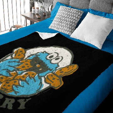 Discover Vintage Cookie Monster | Hangry Baby Blankets