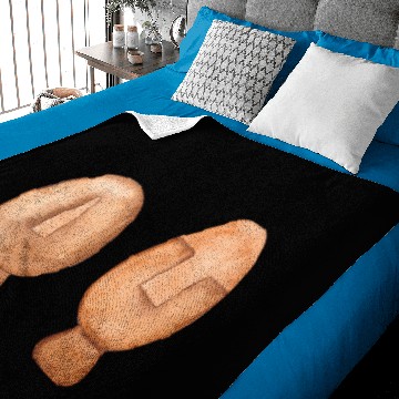 Discover No Face Sculpture Baby Blankets