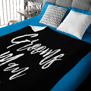 Discover Groomsmen | Script Style Custom Name Wedding Baby Blankets