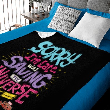Discover Captain Marvel | Saving The Universe Typography Baby Blankets