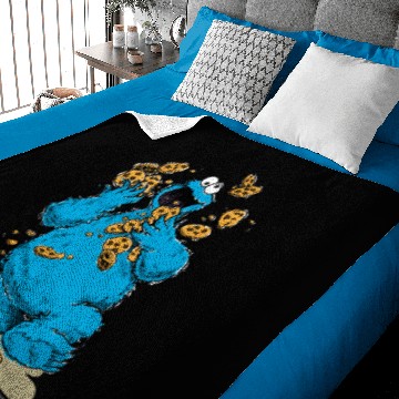 Discover Cookie Monster Crazy Cookies Baby Blankets