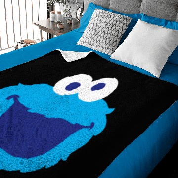 Discover Cookie Monster Face Baby Blankets