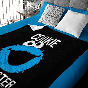 Discover Cookie Monster Pattern Face Baby Blankets