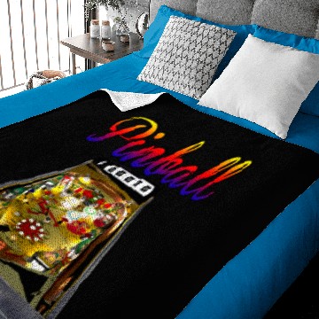 Discover Retro Pinball Machine Design T Baby Blankets