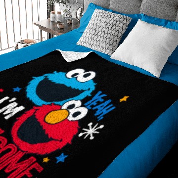 Discover Cookie Monster & Elmo | Yeah, I'm Awesome Baby Blankets