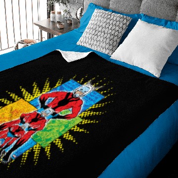 Discover Ant-Man Shrinking Comic Panel Graphic Baby Blankets