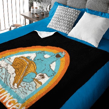 Discover Cookie Monster Cowabunga! Baby Blankets