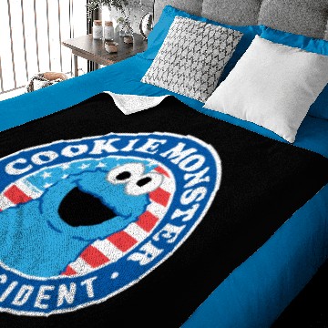 Discover Cookie Monster for President Baby Blankets