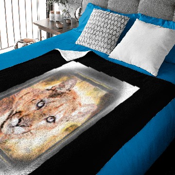 Discover Big Cat Models: Cougars 01-02 Baby Blankets